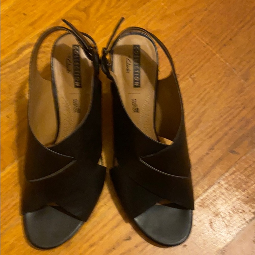 Black Leather Sandals